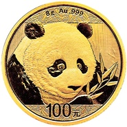 Χρυσό Νόμισμα - Κινέζικο Πάντα 2018 - 8 γρ.