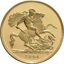 2004 Σετ 4 Χρυσές Λίρες Αγγλίας (Proof)