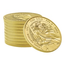 Χρυσό Νόμισμα 2023 Βασιλιάς Αρθούρος - Μύθοι και θρύλοι - 1 ουγγιά