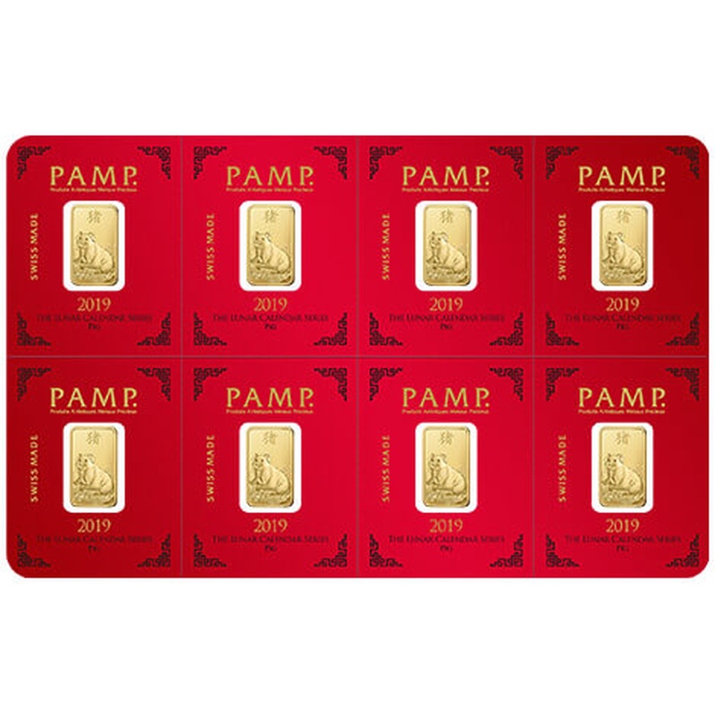 PAMP Χρυσός Multigram x8 - Χρονιά του Χοίρου