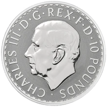 2025 Ασημένιο Νόμισμα Britannia - 10 ουγγιές