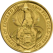 The Griffin - Queen's Beast - Χρυσό Νόμισμα - 1/4 ουγγιά