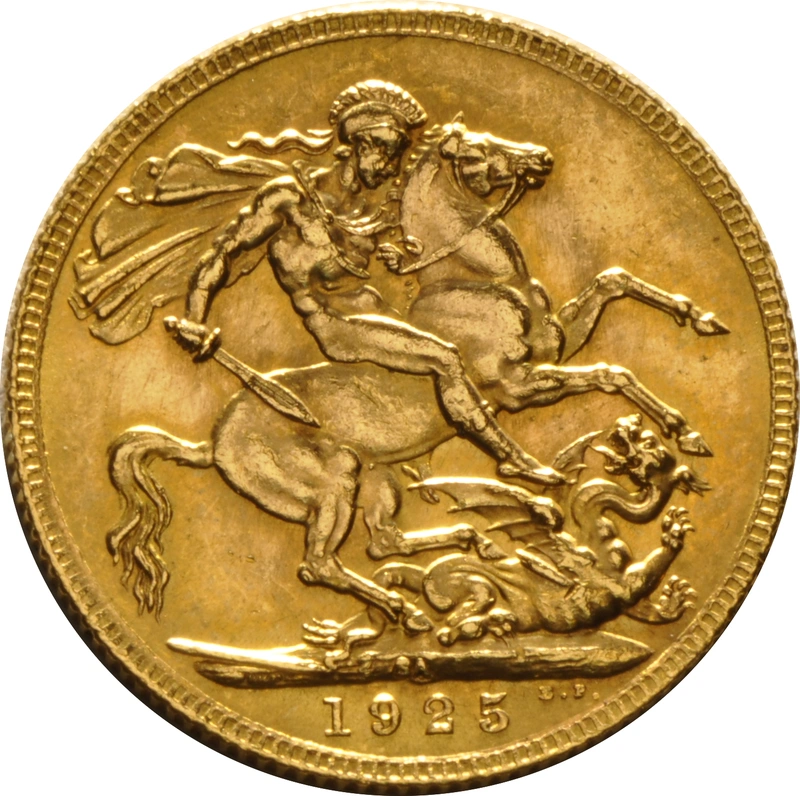 1925 Gold Sovereign Coin George V SA