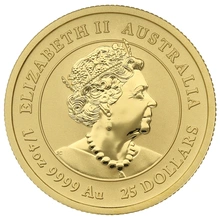 Χρυσό Νόμισμα - Έτος του Ποντικιού 2020 - Perth Mint - 1/4 της ουγγιάς