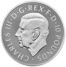 2024 Seymour Unicorn - Ασημένιο Νόμισμα Tudor Beasts 10 ουγγιές
