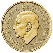 Βασιλιάς Κάρολος ΙΙΙ - Χρυσό Νόμισμα της Αγγλίας 2023 - 1/4 ουγγιά