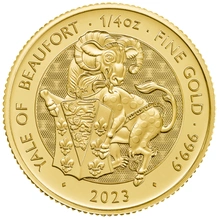 Χρυσό Νόμισμα Yale Of Beaufort 2023 - Tudor Beast - 1/4 ουγγιάς