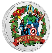 2023 Ασημένιο Νόμισμα 1 ουγγιάς - Marvel Season’s Greetings - σε συσκευασία