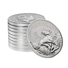 2020 Έτος του Αρουραίου Ασημένιο Νόμισμα – 1 ουγγιά – Βασιλικό Νομισματοκοπείο