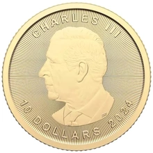 Χρυσό Νόμισμα Καναδά 2024 Maple - 1/4 Ουγγιάς