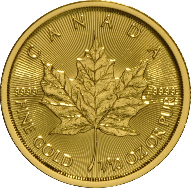 Χρυσό Νόμισμα Καναδά 2018 - 1/10 ουγγιά