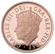 2023 Χρυσή Αγγλική Λίρα Coronation Piedfort (Proof) σε Συσκευασία Δώρου