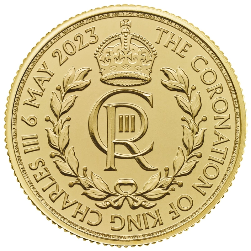 2023 Coronation £25 χρυσό νόμισμα 1/4 της ουγγιάς
