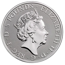 2oz Ασημένιο Νόμισμα, Yale Of Beaufort - Queens Beast 2019