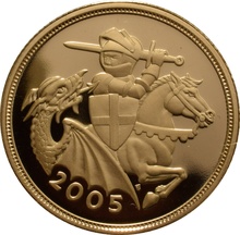 2005 Σετ 4 Χρυσές Λίρες Αγγλίας (Proof)