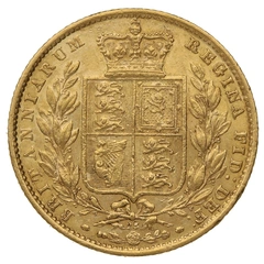 1868 Χρυσή Λίρα Αγγλίας – Bικτώρια Νέα Κεφαλή - Ασπίδα
