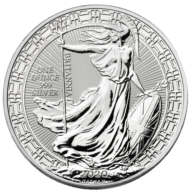 2020 1oz Silver Britannia (Oriental Border) Coin