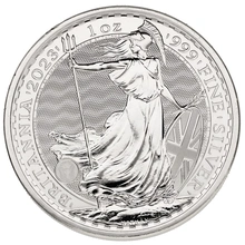 2023 Ασημένιο Νόμισμα Britannia - Βασίλισσα Ελισάβετ ΙΙ - 1 ουγγιά
