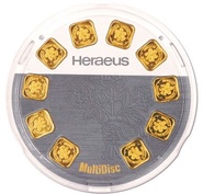 Heraeus MultiCard 10 x  1 Γραμμάρια - Μπάρες Χρυσού