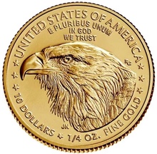 Χρυσό Νόμισμα Η.Π.Α. 2021 - 1/4 της Ουγγιάς - Τύπος 2