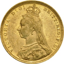Χρυσή Αγγλική Λίρα 1888 - Βικτώρια Κεφαλή Jubilee - Σ