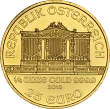 Χρυσό Νόμισμα Αυστρίας 2018 - 1/4 ουγγιά