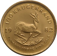 Χρυσό Νόμισμα Krugerrand 1/10 Ουγγιά - Η επιλογή μας