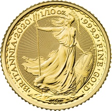 Χρυσό Νόμισμα της Αγγλίας 2020 - 1/10 Ουγγιά