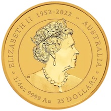 2024 1/4 Ουγγιάς χρυσό νόμισμα-Νομισματοκοπείο του Περθ - Έτος του Δράκου