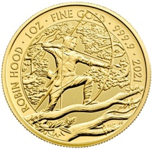Χρυσό Νόμισμα 2021 - Μύθοι & Θρύλοι του Ρομπέν των Δασών - 1 ουγγιά