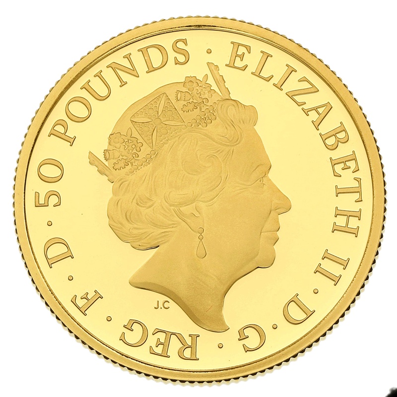 Χρυσό Νόμισμα της Αγγλίας 2019 - Μισή Ουγγιά - Proof
