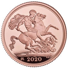 Χρυσή Αγγλική Λίρα Proof 2020 σε συσκευασία δώρου