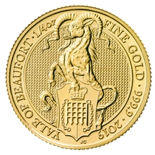 Yale of Beaufort - Χρυσό Νόμισμα - 1/4 ουγγιά
