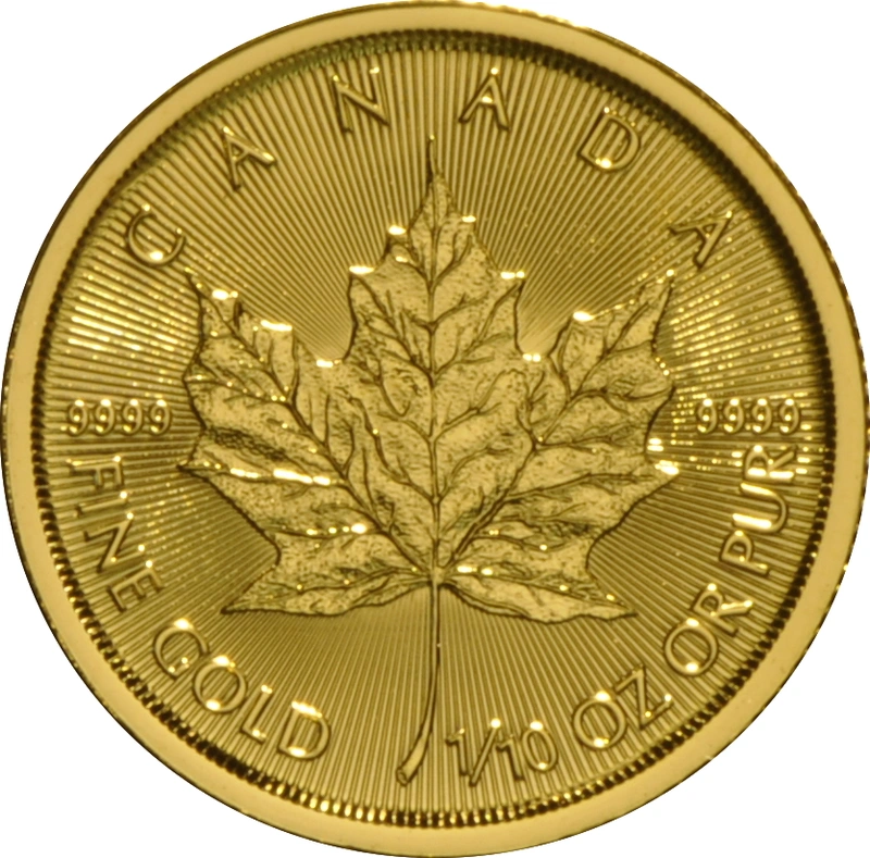 2018 Tenth Ounce Gold Maple