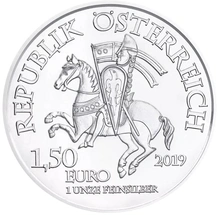 2019 Αυστριακό ασημένιο νόμισμα 1 ουγγιάς Wiener Neustadt