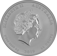 Ασημένιό Νόμισμα - Έτος του Χοίρου - Perth Mint - 1/2 ουγγιά
