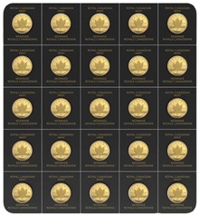 2022 MapleGram 25 x Χρυσά Νομίσματα 1 γραμμαρίου