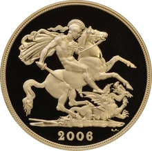 2006 Σετ 4 Χρυσές Λίρες Αγγλίας (Proof)