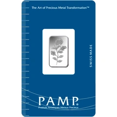 PAMP Rosa 2.5 Γραμμάρια - Μπάρες από Ασήμι