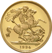 1994 Σετ 3 Χρυσές Αγγλικές Λίρες
