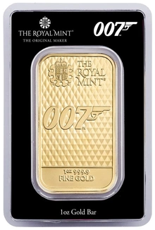 Χρυσή μπάρα 1 ουγγιά - James Bond 007 - Diamonds are Forever