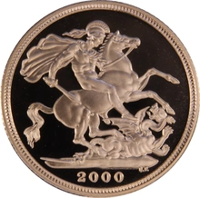 2000 Σετ 4 Χρυσές Λίρες Αγγλίας (Proof)