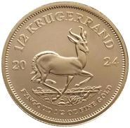 Χρυσό Νόμισμα Krugerrand 2024 - 1/2 Ουγγιάς