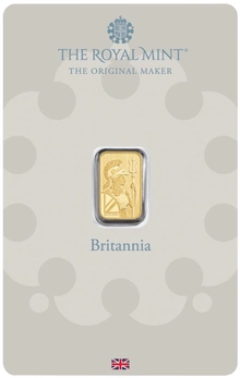 Britannia 1 Γραμμάριο - Μπάρες Χρυσού