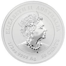 Ασημένιο Νόμισμα - Έτος του Ποντικιού - Perth Mint - 1/2 της ουγγιάς