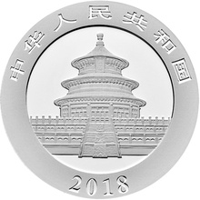 Ασημένιο νόμισμα - Κινέζικo πάντα 2018 - 30 γρ.