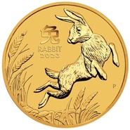 Χρυσό Νόμισμα 2 ουγγιές -  Έτος του Κουνελιού 2023 - Perth Mint