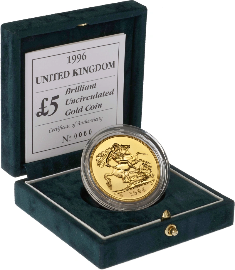 1996 Πενταπλή Χρυσή Αγγλική Λίρα