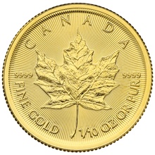 Χρυσό Νόμισμα Καναδά 2020 - 1/10 ουγγιά