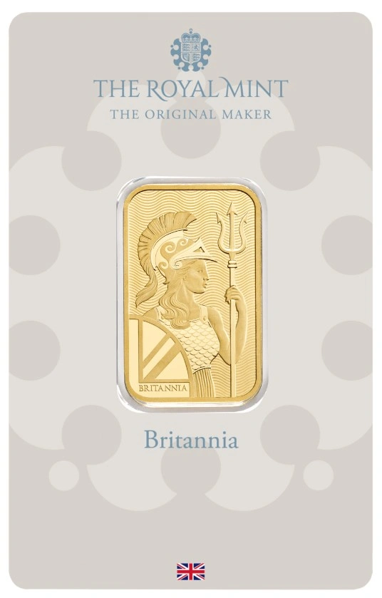 Britannia 20 Γραμμάρια - Μπάρες Χρυσού